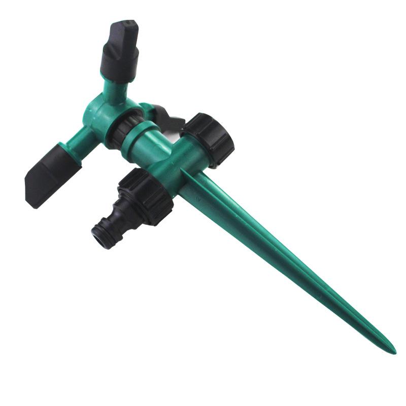 Ground-Mounted 360° Rotating Sprinkler for Lawn, Roof Cooling & Garden Irrigation