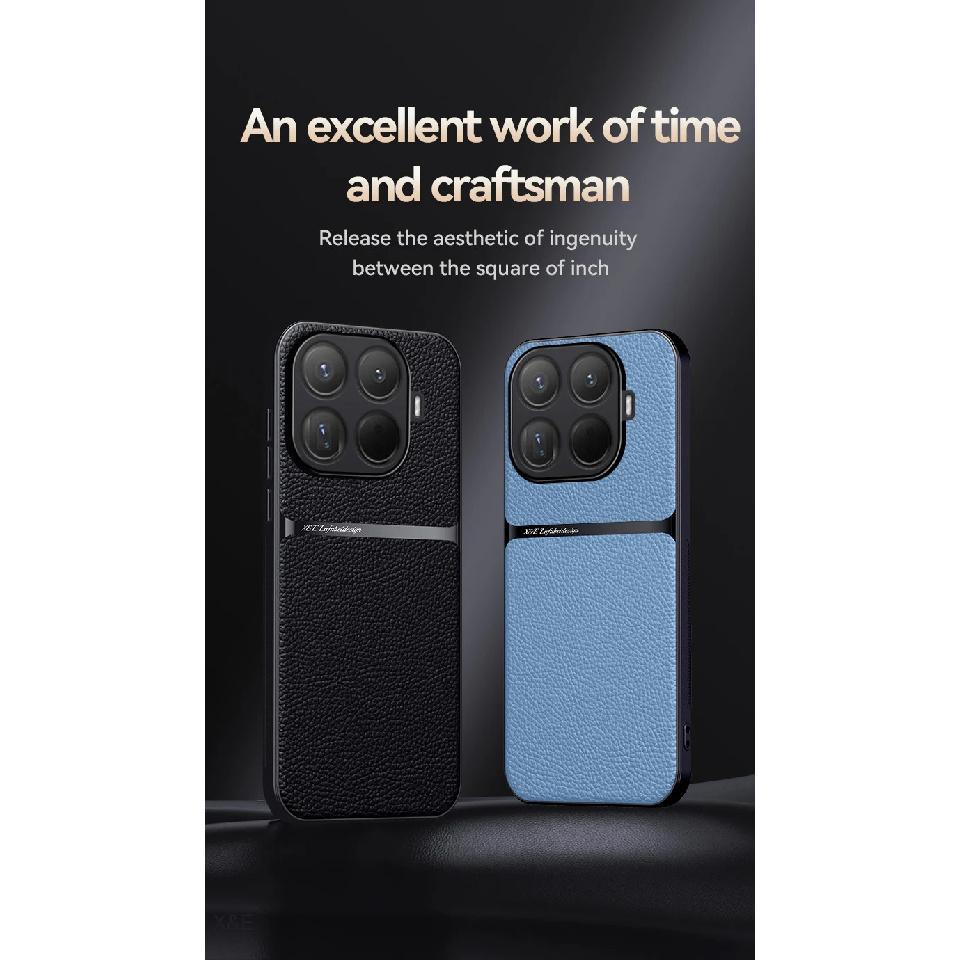 Leather Magnetic Phone Case For Xiaomi Mi 15T Pro 14T Pro Matte Cases For Mi 17 Pro Max 17Pro Back Cover