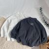 GL-Kids Korean Spring Unisex Knitted Half-Turtleneck Long-Sleeve T-Shirt for Children