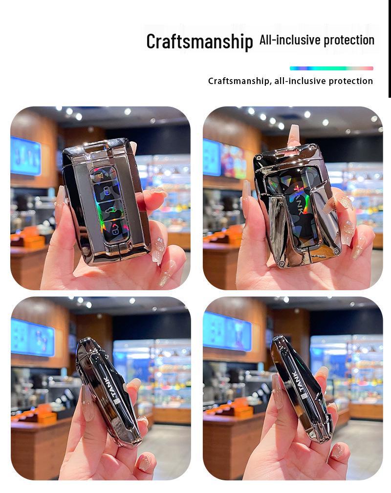 Чехол для ключа 2023 Tank 300: Металлический чехол с полной защитой и пряжкой для 400hi4t Cyber Tank 500