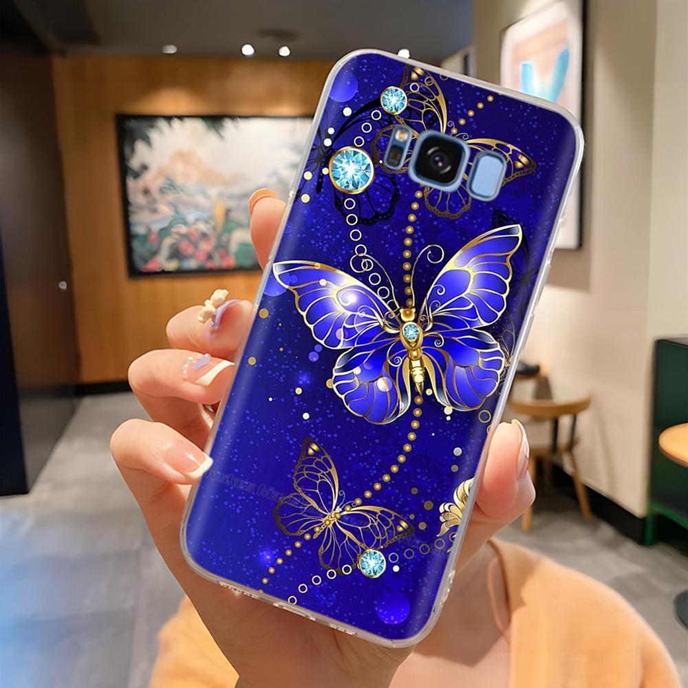 Чехол для Samsung Galaxy S8 Plus S 8 Чехол для телефона Милые Мультяшные Чехлы Расписной Мягкий ТПУ Чехол для Samsung S8 S8+ Защитный Fundas