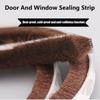 5m Window New Tape Brush Door Strip Windproof Sealing Strip Door And Window Seal Self Adhesive Pile Weatherstrip