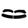 4 PCS Universal Car Front Bumper Lip Spoiler 4-Stage Front Bumper Fixed Front Lip Chin Splitter Front Body Shovel For Most Cars