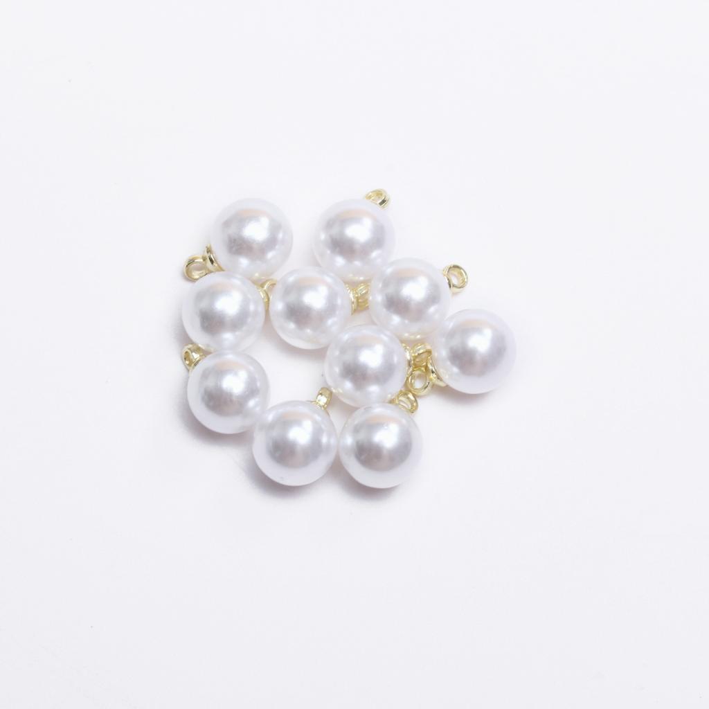 Подвеска Белый жемчуг Модные серьги Аксессуары Бусины россыпью 5/10 шт 4-16 мм Жемчужное ожерелье Материалы Имитация жемчуга DIY Изготовление ювелирных изделий бусины