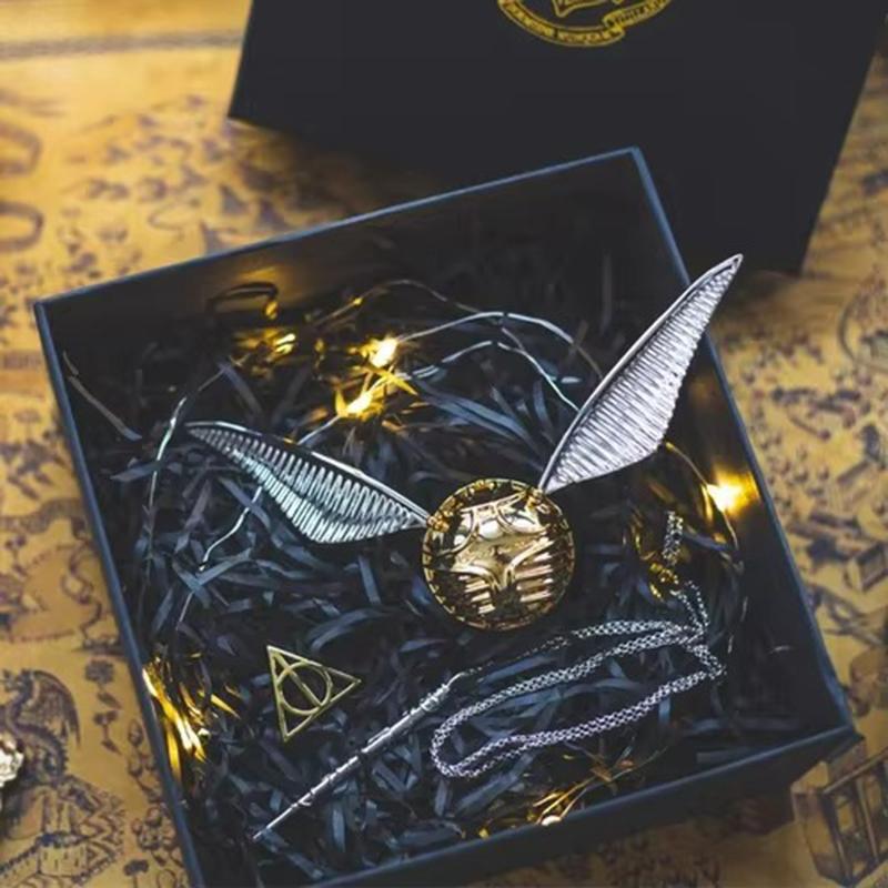 Golden Snitch Jewelry Box Organizer Ring Box Proposal Wedding Souvenirs Creative Jewelry Boxes Storage Girlfriend Birthday Gift
