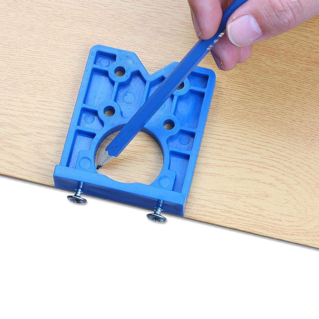 Сверлильный шаблон для петель, 35 мм, скрытая направляющая, направляющая для сверления отверстий под петлю, локатор, столярные изделия, деревообработка