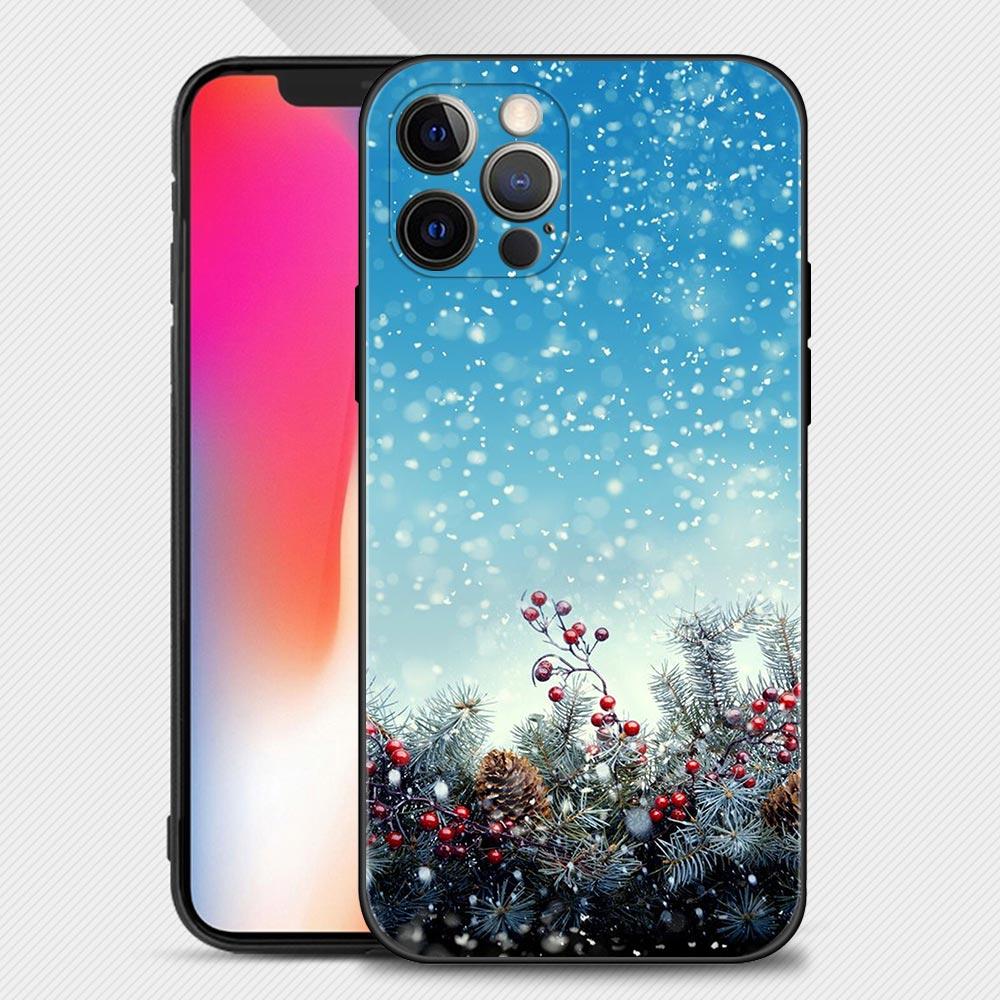 Веселый рождественский снеговик чехол для телефона чехол для iPhone Xiaomi Mi Samsung Galaxy Redmi Note AS 11 12 13 14 15 22 23 24 5G Pro Plus Max Fe Ultra