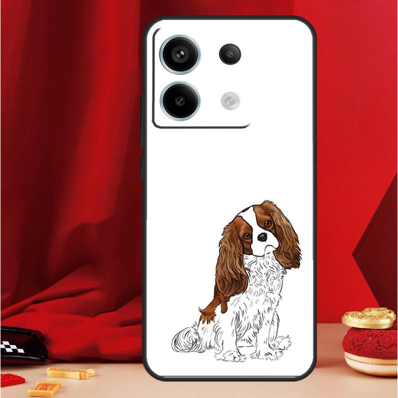 Чехол для Xiaomi Redmi Note 13 Pro 12 11 9 10 Pro 12S 11S 10S 9S Redmi 12 10C 12C 13C с изображением Кавалер-кинг-чарльз-спаниеля