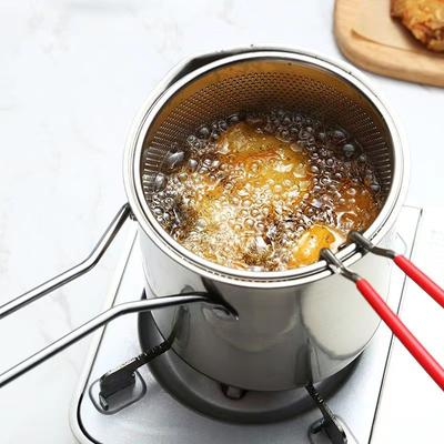 Фритюрница из нержавеющей стали 304, фритюрница для вкусных блюд, фритюрница с масляной корзиной, фритюрница с фильтром