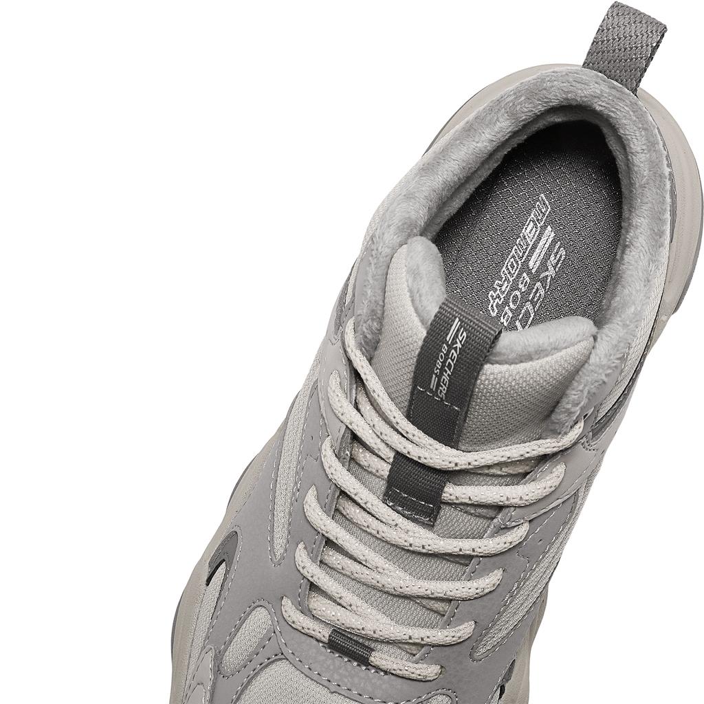 Skechers DLites Толстая подошва Средняя высота Папины кроссовки Женская кроссовка 117869-GRY