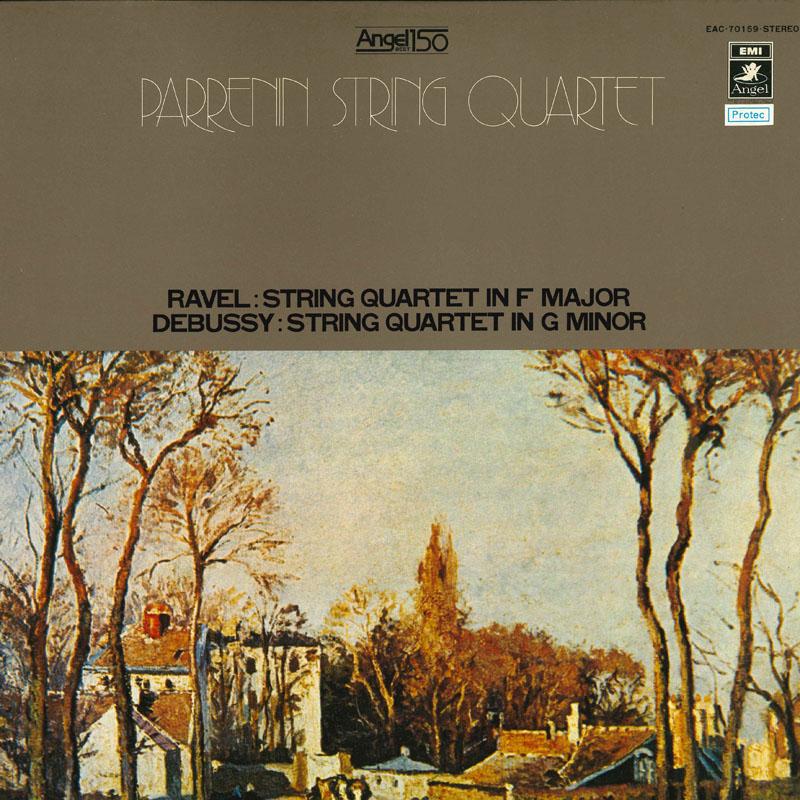 Виниловая пластинка PARRENIN STRING QUARTET DEBUSSY Струнный квартет Равеля Фа мажор EAC70159 ANGEL Япония Классика Б/у