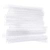 20pcs 30 Hole LoosE Leaf Plastic Binding Ring Spring Spiral Rings for A4 Paper 19mm Transparent