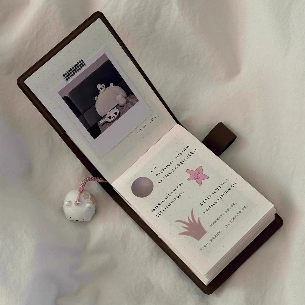 Блокноты из ПУ кожи с чистыми внутренними страницами, ретро мини карманная книжка для студентов, школьные принадлежности