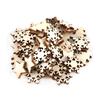 50pcs Wooden DIY Christmas Tree Hanging Ornaments Pendant Wood Chip Tree Table Bottle Decoration