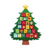 Parent-child Interactive Countdown Calendar Handmade Christmas Tree Shape Decor  Holiday Gift