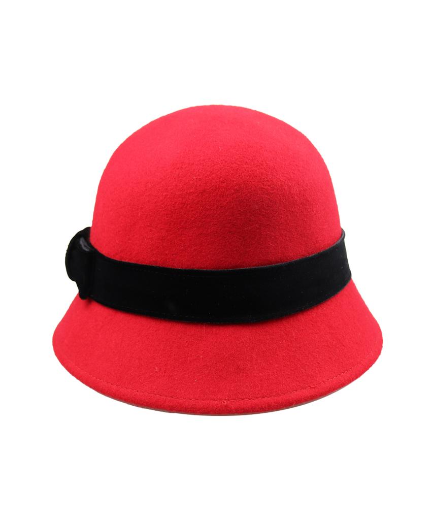 Kaliseumontapone Luna Classic Wool Velvet Cloche Hat