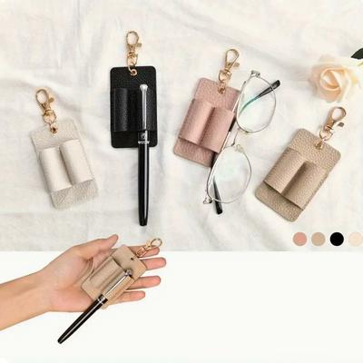 Двойной портативный держатель для ручек для шнурка, держатель для ручек против потери для значка-брелка, карманный шнурок для ручки для медсестер, курьеров, клерков