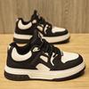 Men's Shoes New Year's Spring High-end Versatile Black and White Panda Shoes Student Sports and Casual White Trendy Shoes