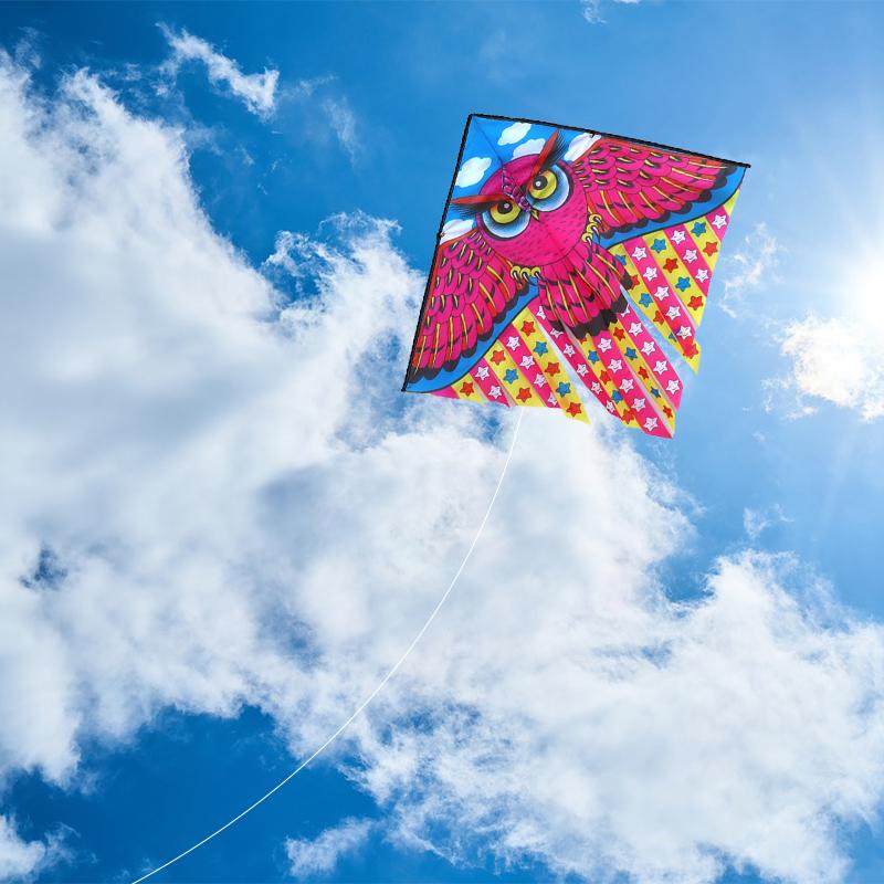 Childrens 1 Kite Meter Multitail Cartoon Print Breeze Easy To Fly Flying Toy