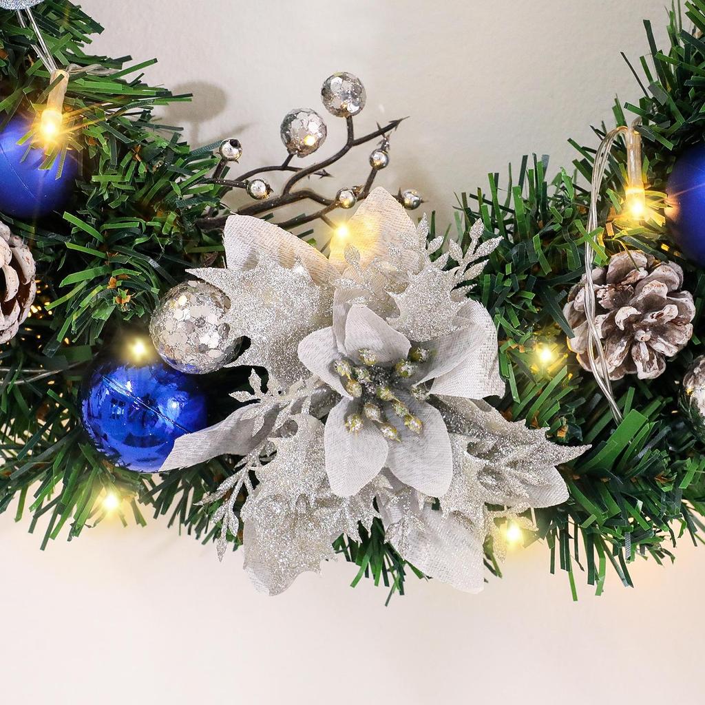 30/40cm Christmas Vine Wreath: New Style Holiday Decoration