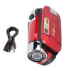 Digital Camera 1080P 16MP HD 16X Zoom Anti Shake Handheld Built In Microphone Video Camera with LED Fill Light Red