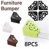 8Pcs Hollow Out Table Corner Guard Soft Furniture Bumper Edge Guard Cover  Children Safety