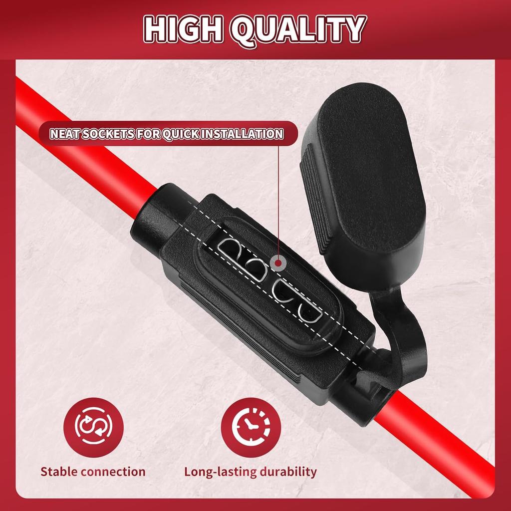 Inline Fuse Holder 12V 2 Pack, Extended Version 12 AWG Waterproof Blade Fuse Holder 13.8 Inch, in Line Fuse Holders 12V with 2 Pcs Standard Car Fuses