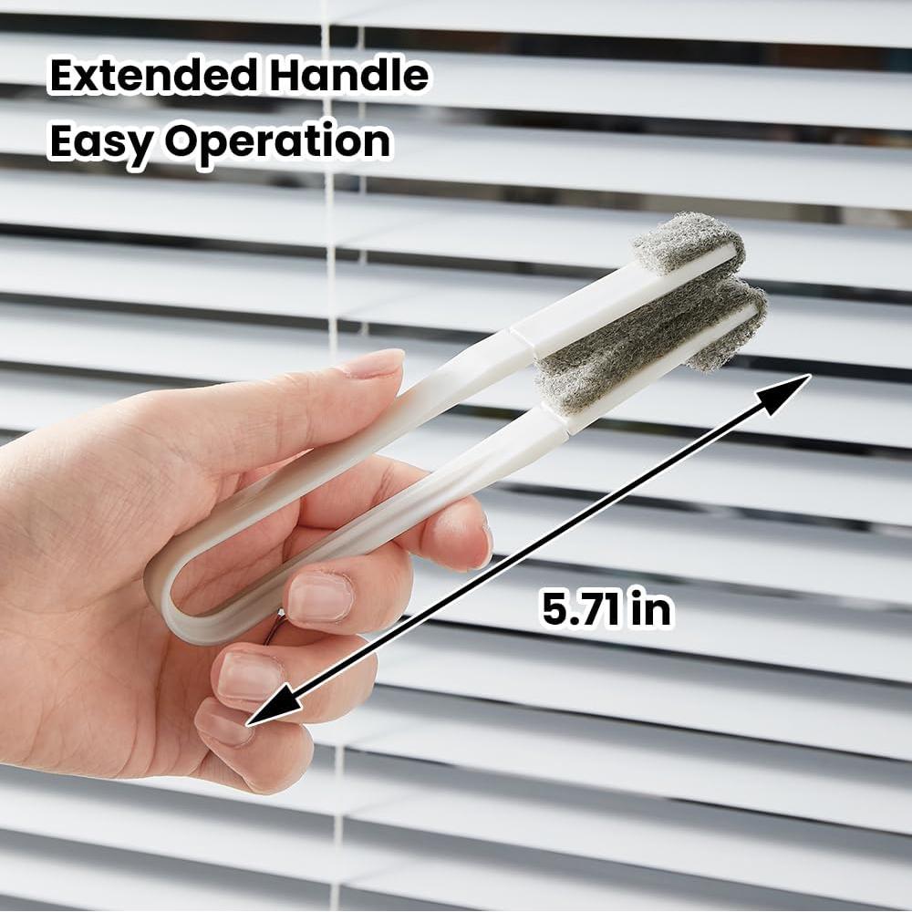 3pcs Blind Cleaner Duster Tool for Window Blinds with 18 Replacement Brushes