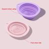Foldable Makeup Brushes Cleaning Bowl Silicone Gel Cleaner Bowl Soft Cleaning Mat  Women