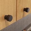 Cupboard Handle Drawer Gold Kitchen Door Knob Knurled
