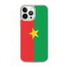 Coque iPhone - Drapeau Burkina Faso - iPhone 13 Pro Max - Souple - Multicolore - Verticale