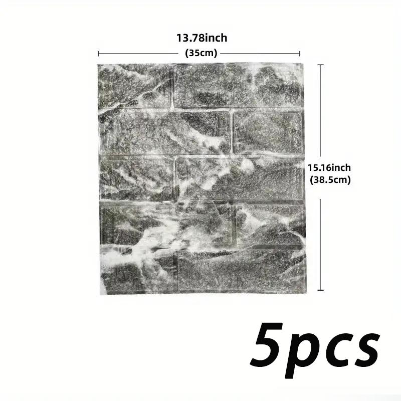 Водонепроницаемые 38,5x35 см, ретро-цвет, рисунок под кирпич, 3D обои, самоклеящиеся, наклейка на стену для гостиной
