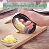 Stainless Steel Garlic Press & Peeler Set - Innovative Ring Design, Perfect for Efficient Grinding & Crushing, Ideal Kitchen Gadget