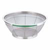 Endo Shoji Commercial New Mammoth Color Shallow Strainer, 37.5cm, Green, Stainless Steel, Made In Japan, AZL4736