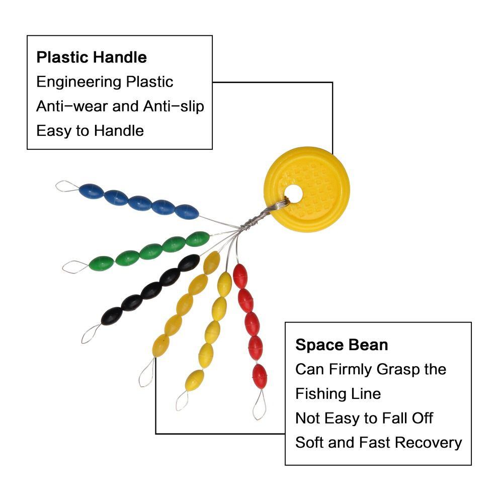 Float Stopper Connector Float Stops Fish Buoy Fishing Bobber Fishing Line Plug Float Space Beans