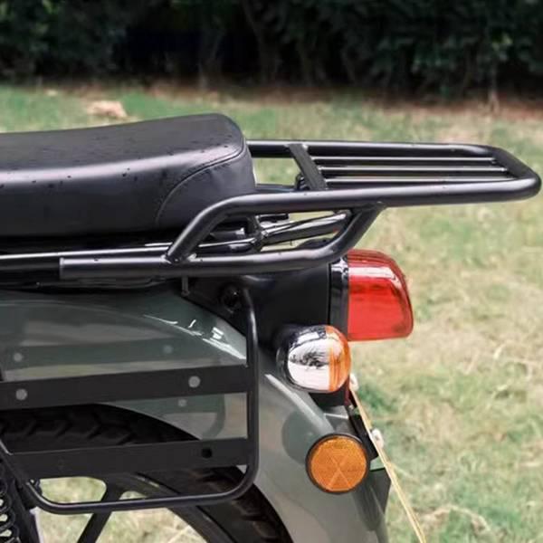 Совместимое удлинение заднего багажника для Honda Cross Cub CC110 – Задний багажник для двойного сиденья для ретро-модификации.