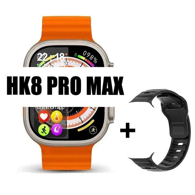 Оригинальные умные часы Hk8 Pro Max для мужчин, серия 8, 49 мм, 2,2 дюйма, экран RTAE с высокой частотой обновления, NFC-компас, игровые умные часы для Apple iPhone