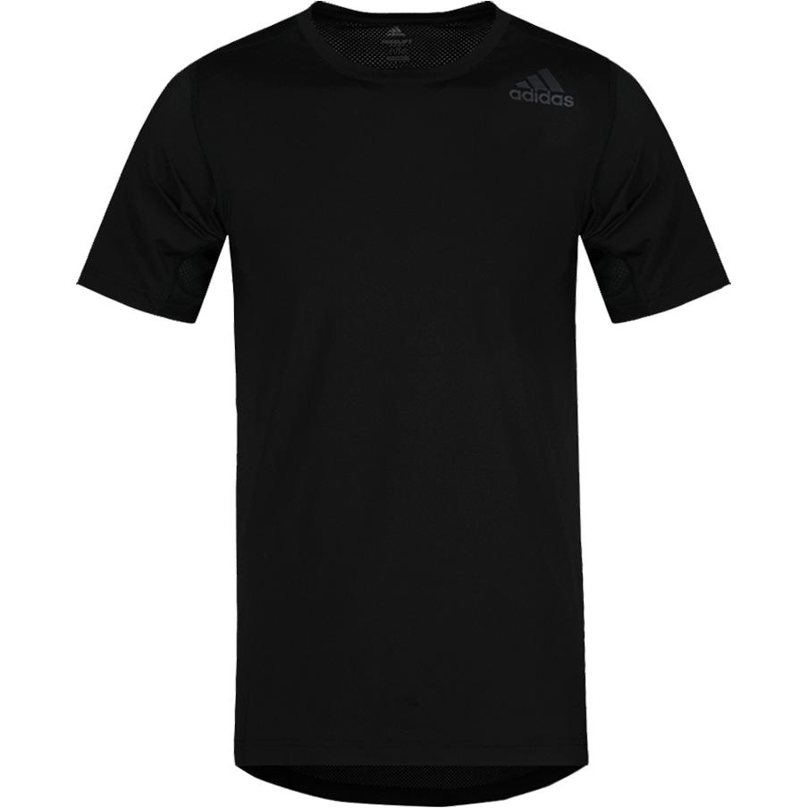 Adidas Freelift Fit El Logo Print Круглый вырез Пуловер с короткими рукавами Футболка Мужские топы Черный CE0830