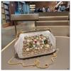 Сумка для ужина Charm Socialite Diamond Studded 2025 New Sweet Handheld Chain Shoulder Bag