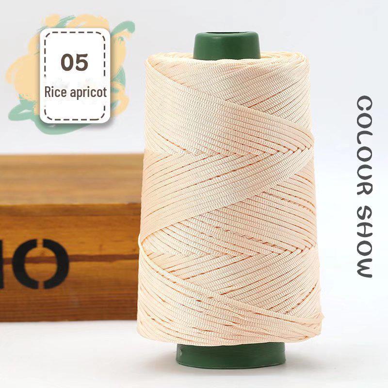 Легкая мерсеризованная хлопковая и льняная нить для шляп, обуви, сумок, подушек. Идеально подходит для изделий ручной работы с усовершенствованной шелковой нитью.