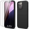 Protective Case - BOOLING - for iPhone 16 Pro - Soft Silicone - Ultra Slim - Shockproof Anti-Scratch - with 2 Tempered Glasses