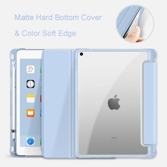 Чехол Funda для iPad Pro 11, чехол для iPad Air 4, чехол 4-го поколения для iPad Pro 12,9, чехол-карандаш с беспроводной зарядкой