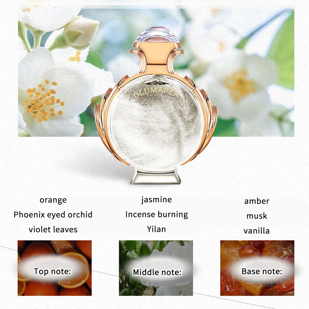 Ladies perfume, long-lasting fragrance, non-irritating and not rich, 90ml, floral and fruity notes/suitable for daily use