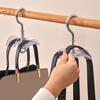 Japanese Style Bag Hook with 360 Degree Rotating Hook Scarf Hat Storage Rack Non-deformation Closet