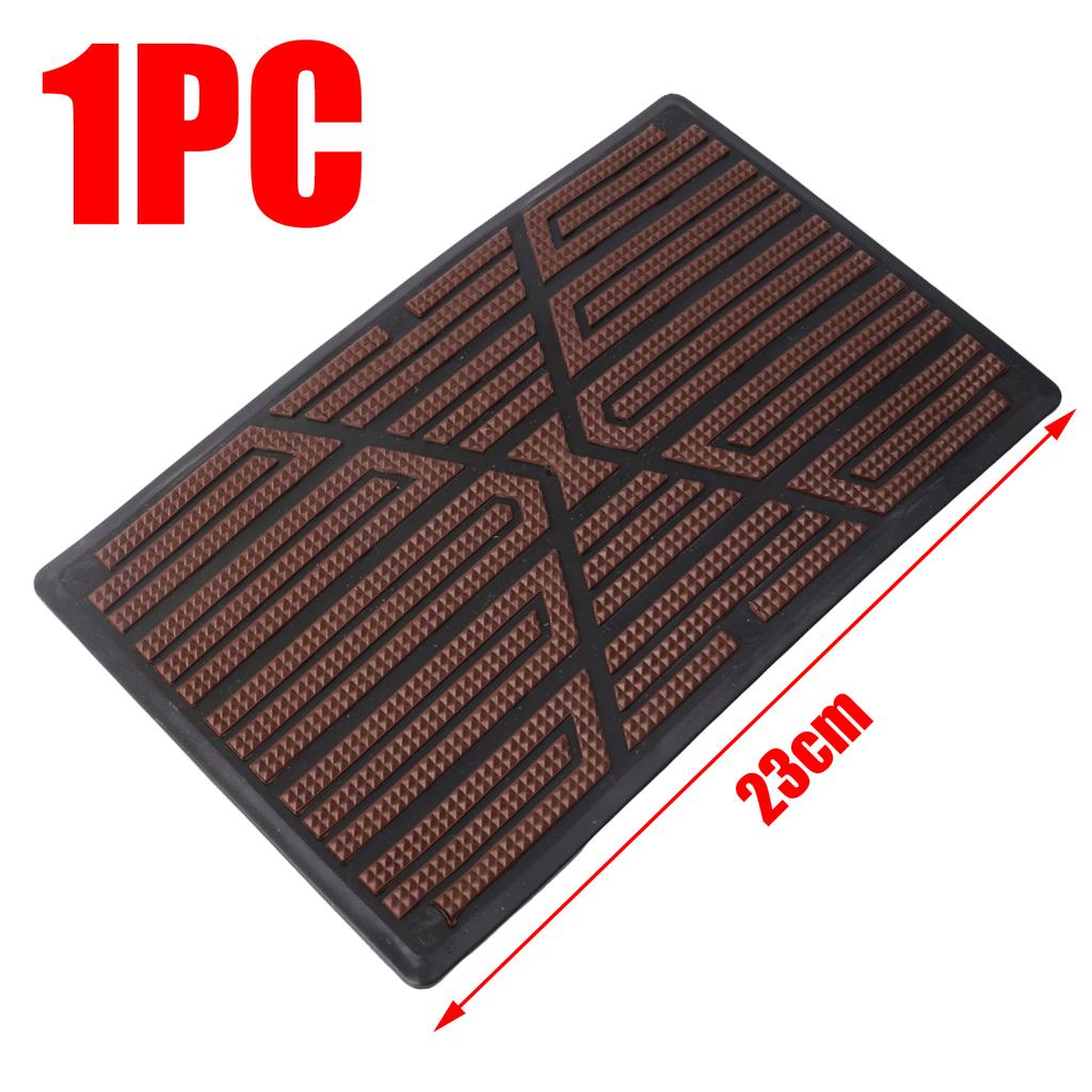 High-quality Plastic Car Foot Mat for Main Driver with A Meter Shaped Pedal Minimalist Interior Accessories Universal Floor Mats