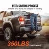 VEVOR Hitch Step for 2 Inch Receiver, Strong Steel Construction with 350 LBS Load Capacity, Rear Bumper Guard Protector with Pin Lock and Stabilizer