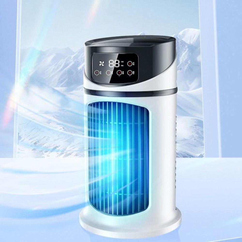 6-Speed Air Cooling Fan 6-Hour Timer Cold Air Conditioner Fan Useful Air Cooler Home Use