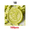 100PCS51Colors Wax Bean Envelope Invitation Letter Stamp Sealing Wax Special Mud Sealing Wax
