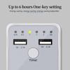 Programmable Countdown Timer Socket Electrical Intelligent 6HR Socket for USB Interface Switch with EU US UK FR Plug