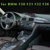 LHD стайлинг автомобиля из углеродного волокна, центральная консоль, воздуховыпускная панель, накладка, наклейки, рамка для BMW F30 F31 F32 F34 F36